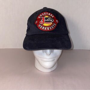 Justin’s Original Workboots Logo Cap Hat SnapBack Black One Size Embroidered